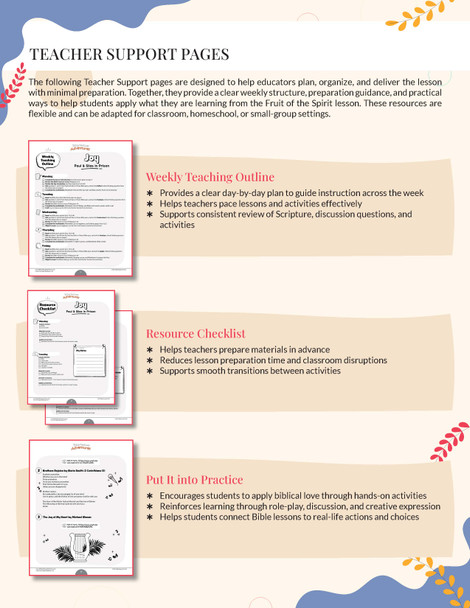 Joy: Fruit of the Spirit Workbook