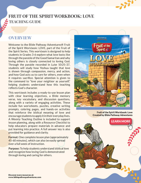 Love: Fruit of the Spirit Workbook