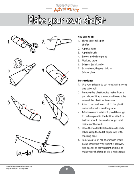 Day of Trumpets Activity Book (Yom Teru'ah)