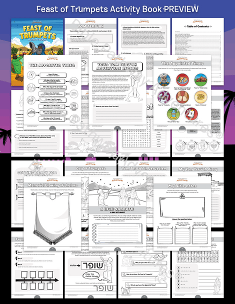 Day of Trumpets Activity Book (Yom Teru'ah)