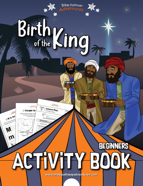 Birth of the King Activity Book for Beginners