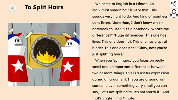 To Split Hairs Figurative Language Reading Passage and Activities