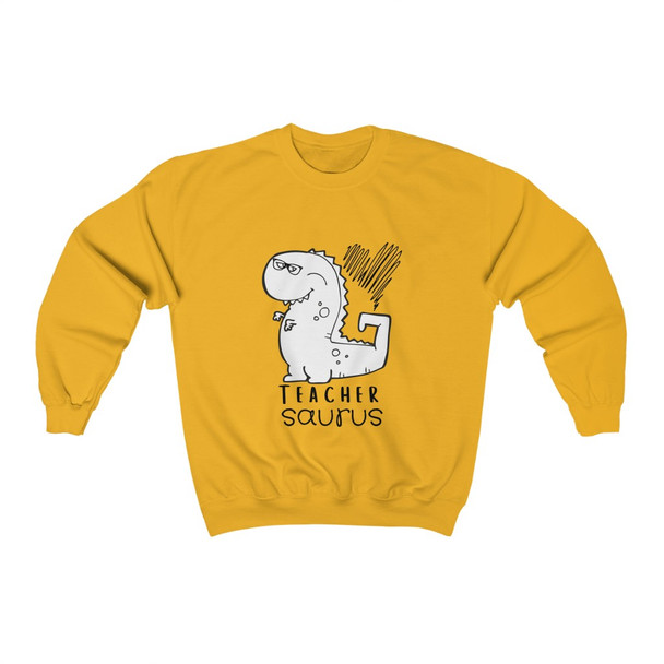 "Teacher-saurus" Crewneck sweatshirt
