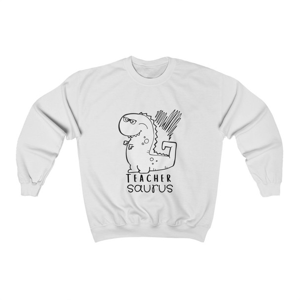"Teacher-saurus" Crewneck sweatshirt