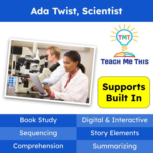 Ada Twist, Scientist Read Aloud Activities