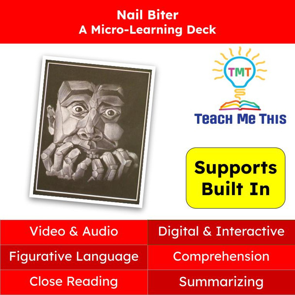 Nail Biter Figurative Language Reading Passage and Activities