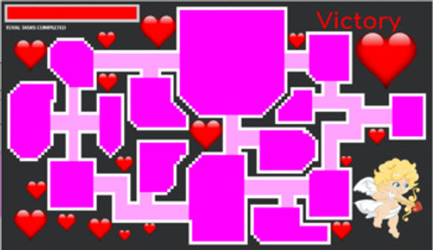 Middle School Valentines Day Math BUNDLE Game Escape Room Pixel Art DIGITAL CARD