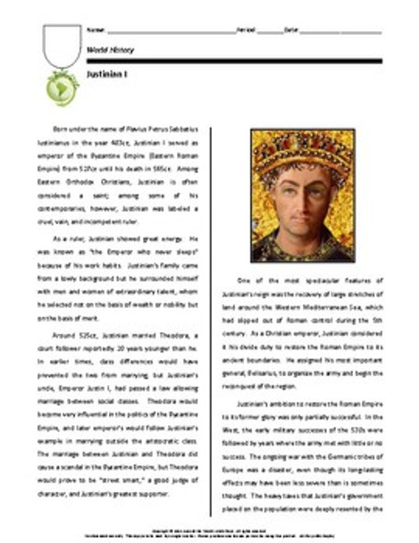 Biography: Justinian I