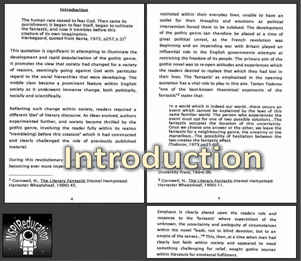 THE GOTHIC NOVEL: The historical development, a study from 1765's Castle of Otranto and its' impact on the genre