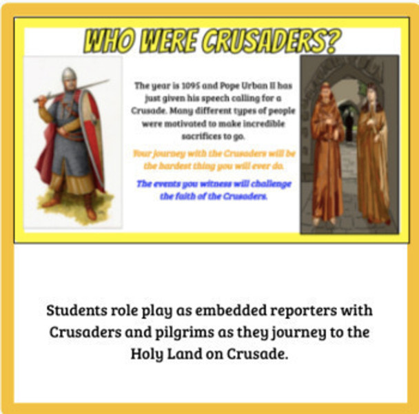 Crusades Simulation - Middle Ages - Medieval Europe