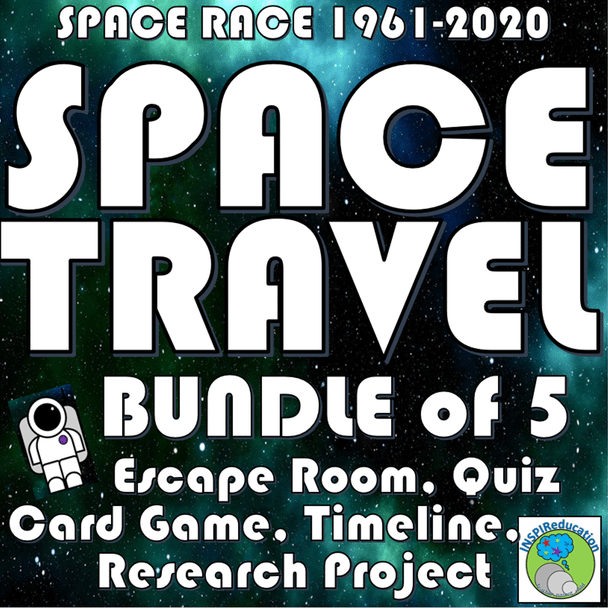 SPACE RACE: USA vs RUSSIA (1961 - 2020), Escape Room, Timeline, Dinner Party, Quiz (Answer Keys included)