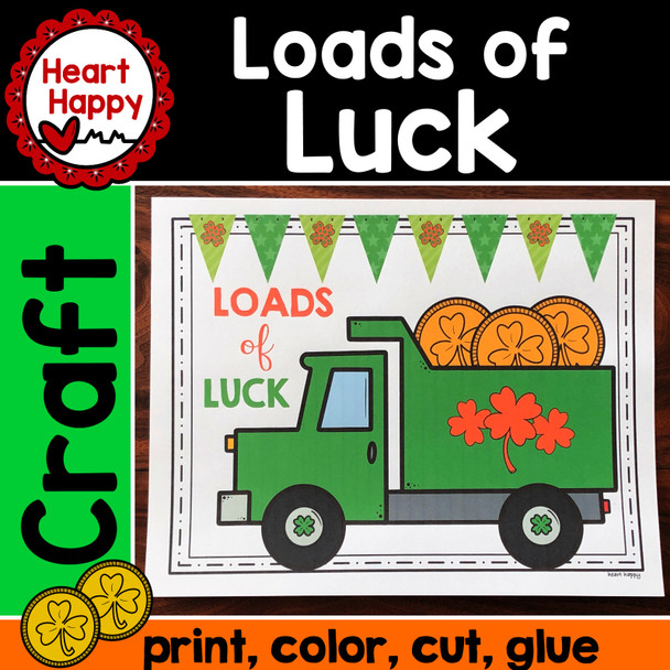 Loads of Luck Truck Craft | St. Patrick's Day Craft
