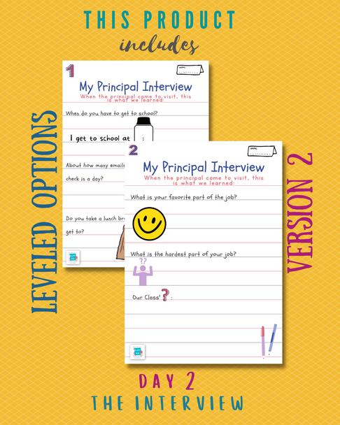 If I Were Principal for a Day-Informational Writing to Sources Project