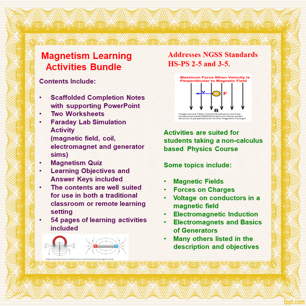 Magnetism Learning Activities Bundle