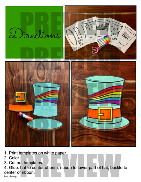 St. Patrick's Day Hat Craft