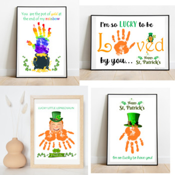 St Patricks Day Handprint