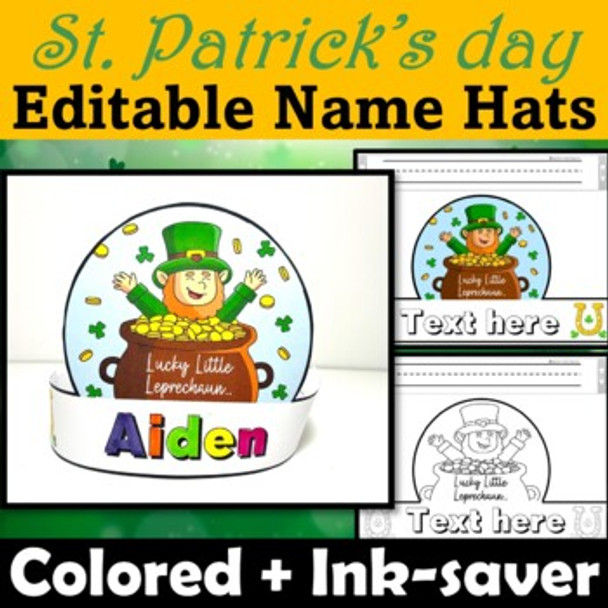 Leprechaun Hat Crown, St. Patrick's Day Craft