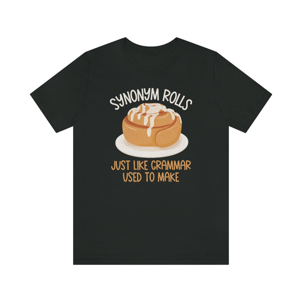 "Synonym Rolls" Crew Neck T-shirt