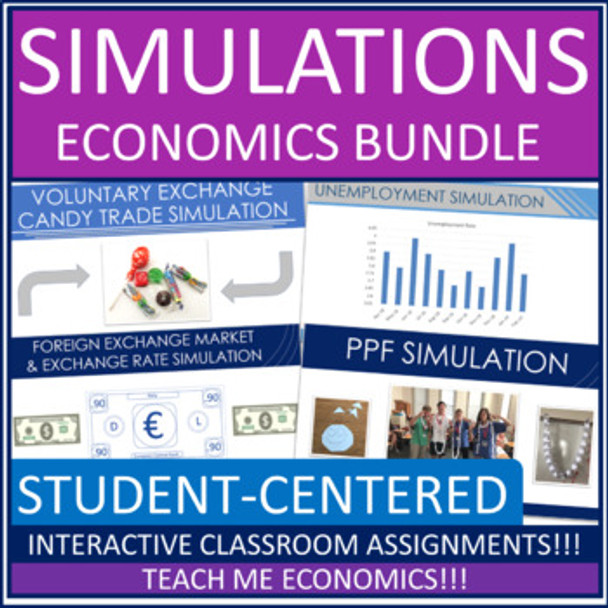 Bundle of Simulations for Economics Student Centered Active Learning Strategies