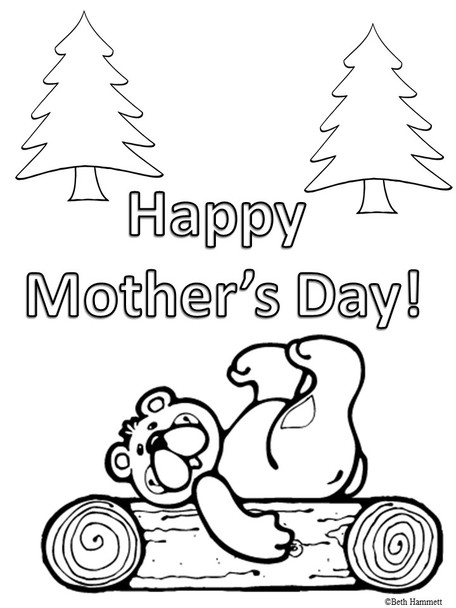 Mother's Day Coloring Sheets