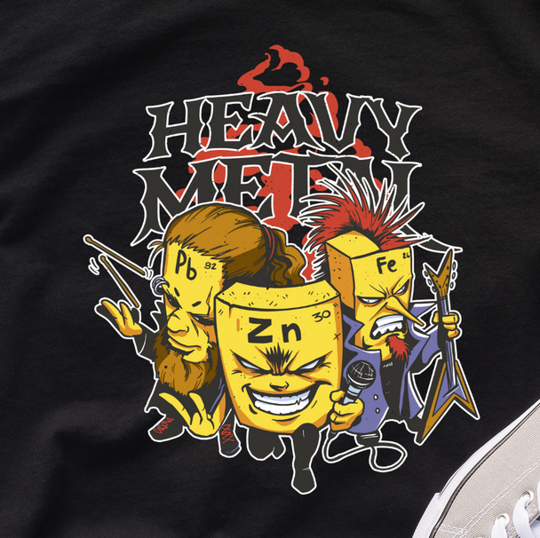 "Heavy Metal" Science Crew Neck T-shirt