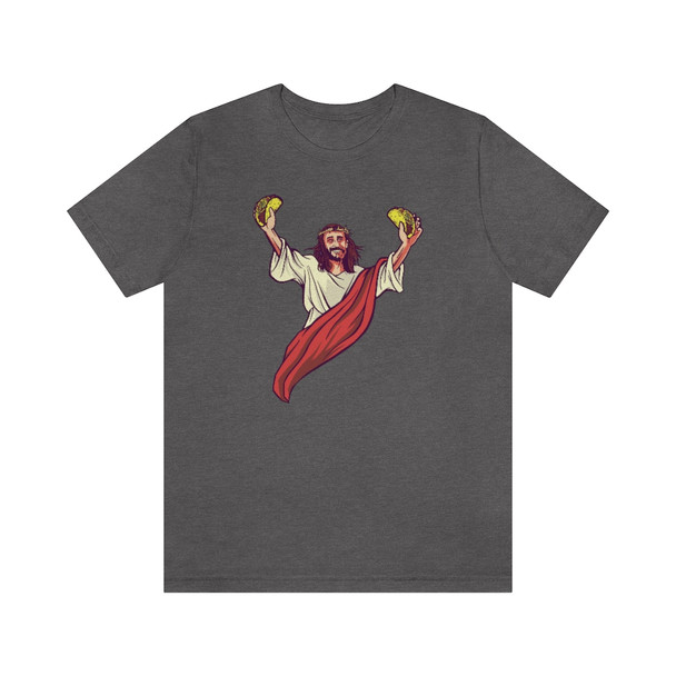 "Jesus with Tacos" Crew Neck T-shirt