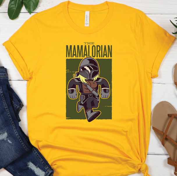 "The Mamalorian" Crew Neck T-shirt