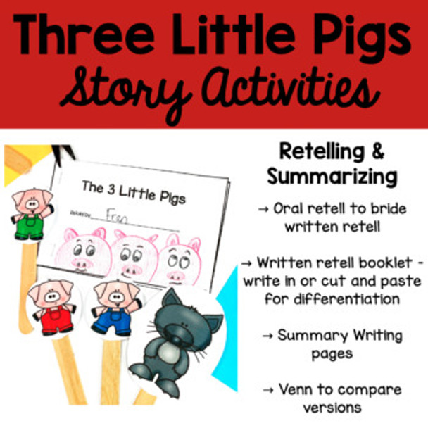 Three Little Pigs Story Activities