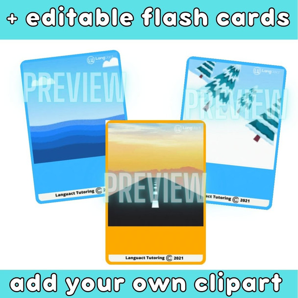 Animated Gif Flashcards Bilingual Bundle (Digital)