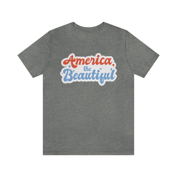 "America the Beautiful" Crew Neck T-Shirt