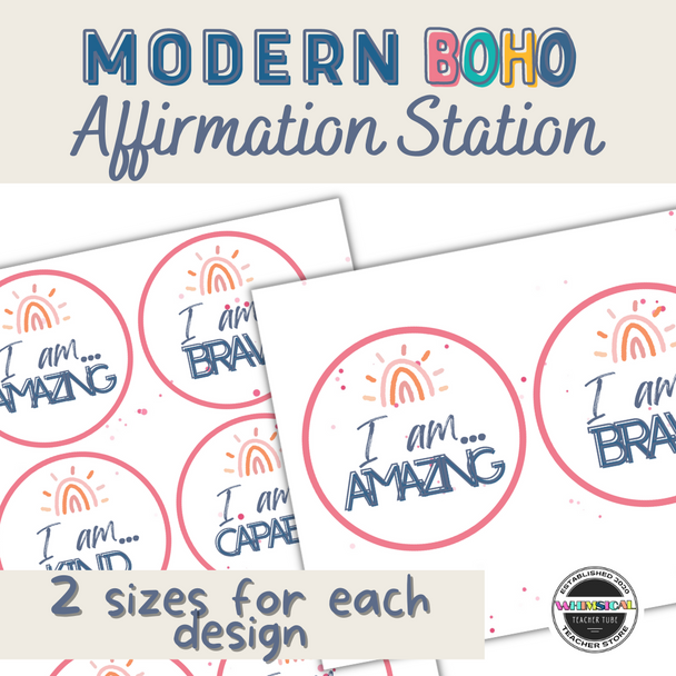 Modern Boho Affirmation Station