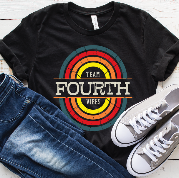 "Team FOURTH Vibes" T- Shirt