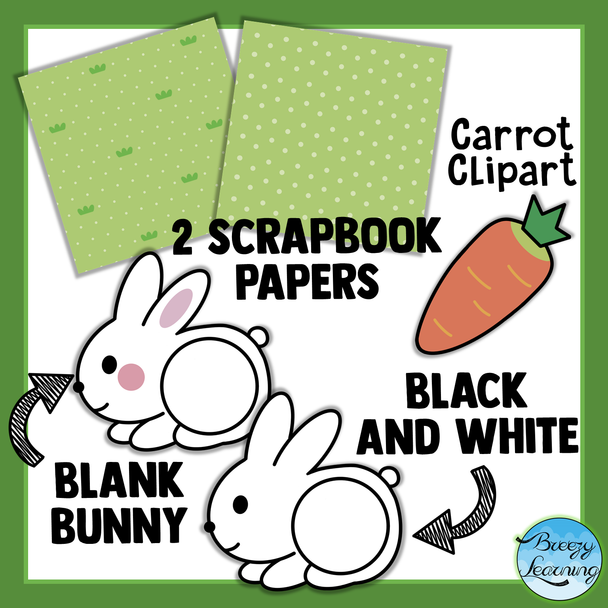 Bunny Rabbit Letter and Number Tiles - Moveable Clipart - 259 images!