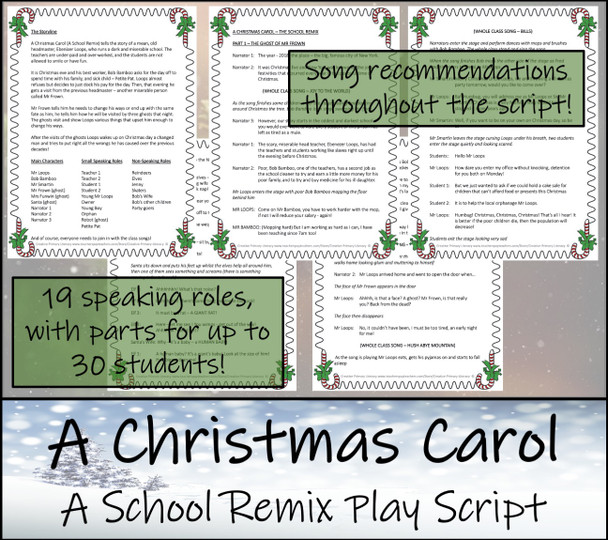 A Christmas Carol - A School Remix Play Script