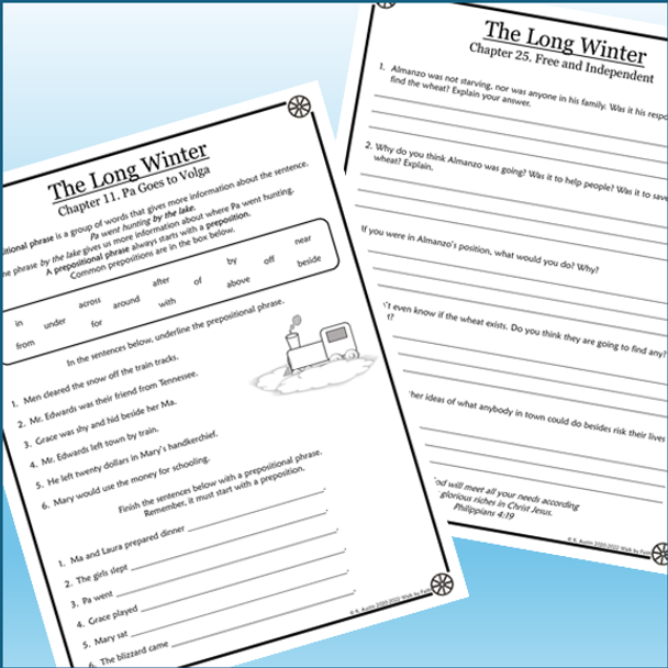 The Long Winter Novel Study