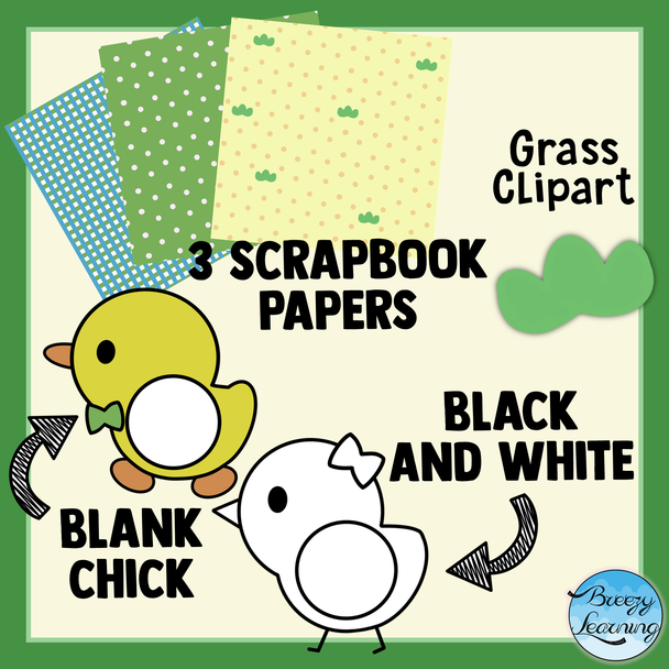 Chick Letter and Number Tiles - Moveable Clipart - 500+ images!