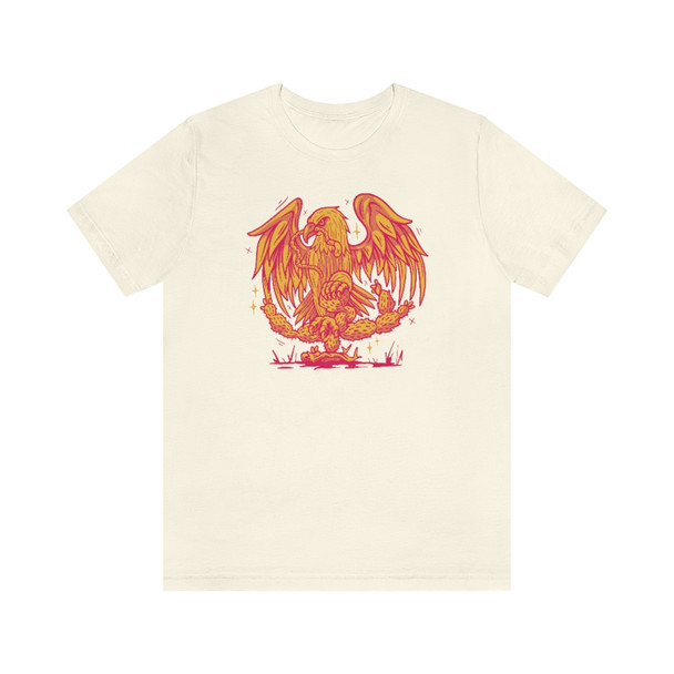 "Mexico Flag Inspired Eagle in Duotone" T-Shirt
