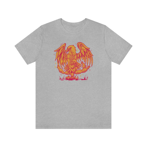 "Mexico Flag Inspired Eagle in Duotone" T-Shirt