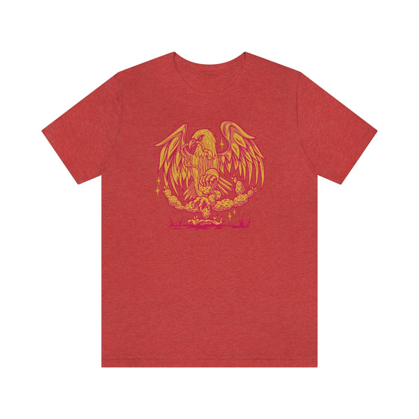 "Mexico Flag Inspired Eagle in Duotone" T-Shirt