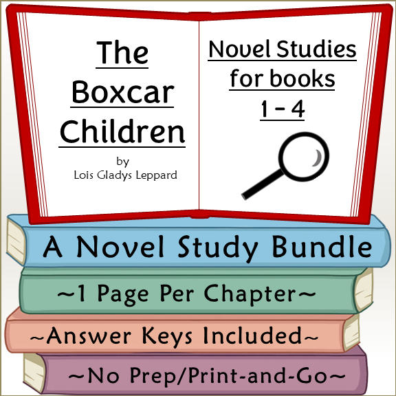 The Boxcar Children Novel Studies Books 1-4