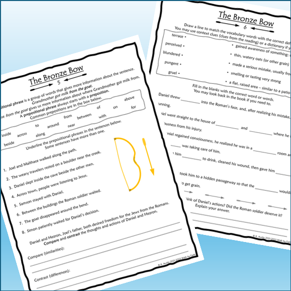 The Bronze Bow Novel Study