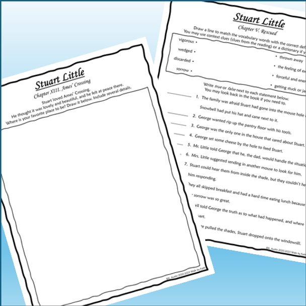Stuart Little Novel Study 