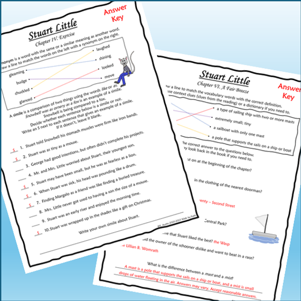 Stuart Little Novel Study 