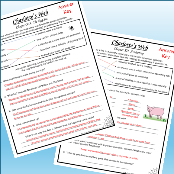 E. B. White Novel Studies Bundle