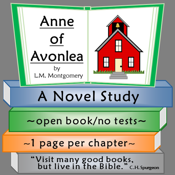 Anne of Avonlea Novel Study
