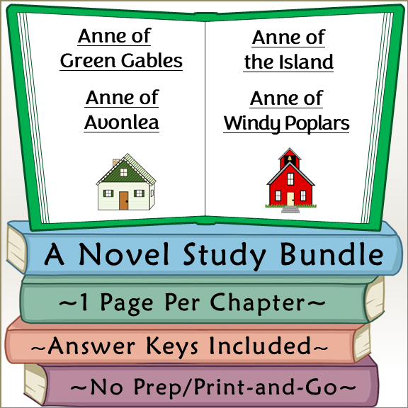 Anne of Green Gables Novel Study Bundle