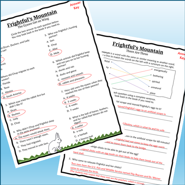 Frightful’s Mountain Novel Study