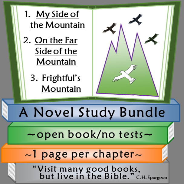 My Side of the Mountain Novel Studies Bundle