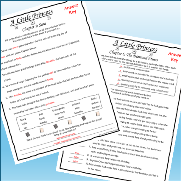 Frances Hodgson Burnett Novel Studies Bundle