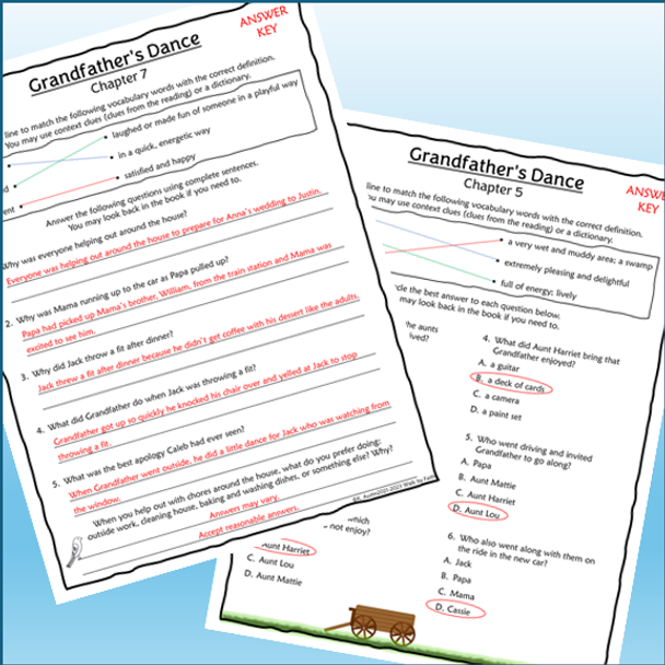 Grandfather’s Dance Novel Study 